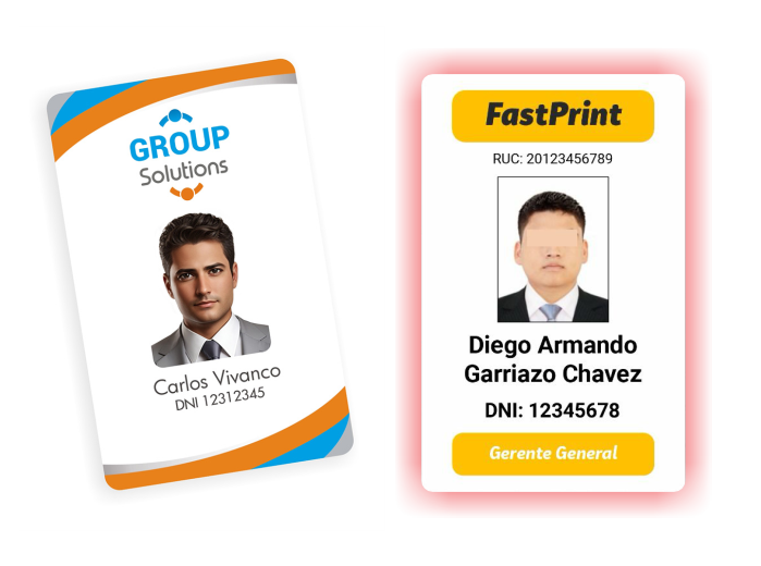 Fotocheck PVC personalizado